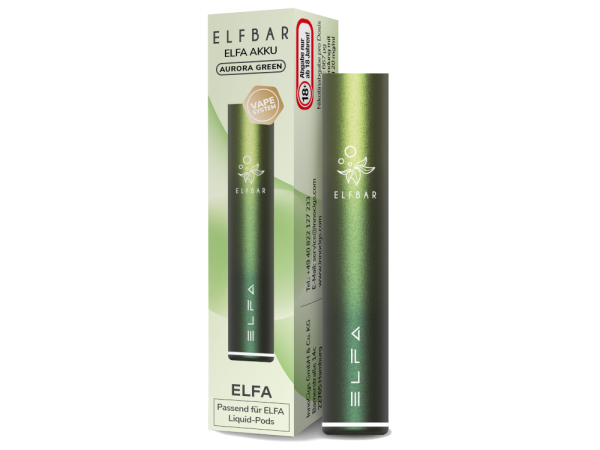 Elf Bar - Elfa Akku 500 mAh aurora-grün