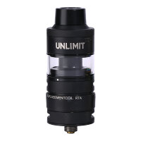 Kizoku Unlimit RTA Clearomizer Set Matt Schwarz