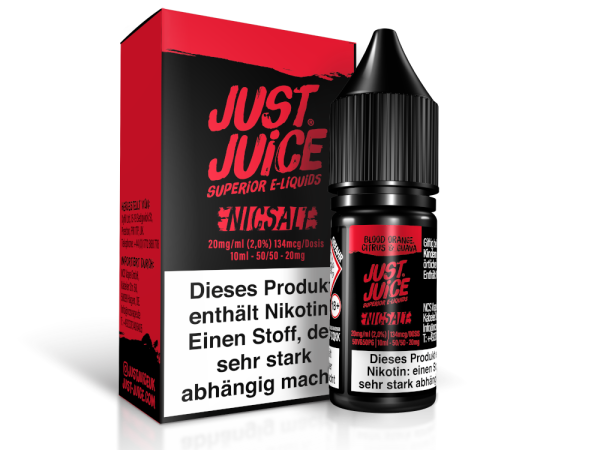 Just Juice - Blood Orange, Citrus & Guava - Nikotinsalz Liquid 20 mg/ml