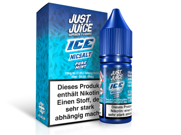 Just Juice - Pure Mint Ice - Nikotinsalz Liquid 20 mg/ml