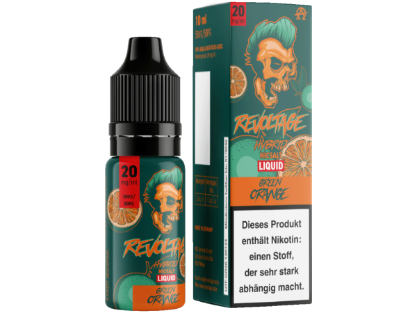 Revoltage - Green Orange - Hybrid Nikotinsalz Liquid 20 mg/ml