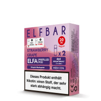 Elf Bar - Elfa Pod Strawberry Grape 20mg/ml (2 St&uuml;ck pro Packung)