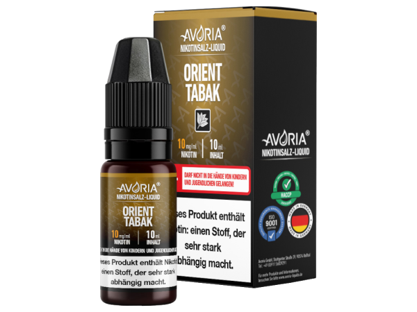 Avoria - Orient Tabak - Nikotinsalz Liquid 20 mg/ml