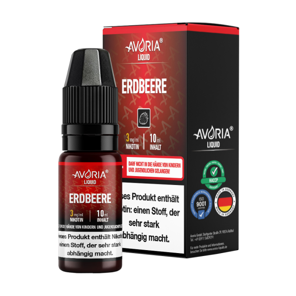 Avoria - Erdbeere E-Zigaretten Liquid 6 mg/ml