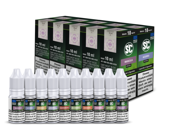 SC Liquid - Fruit Probierbox 12 mg/ml