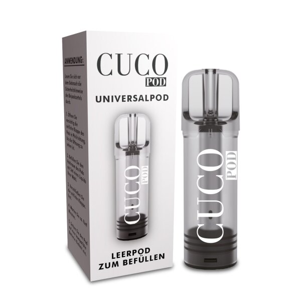 CUCO Pod Leerpod 2 ml Selbstbefüllbarer Pod für Batterieeinheiten