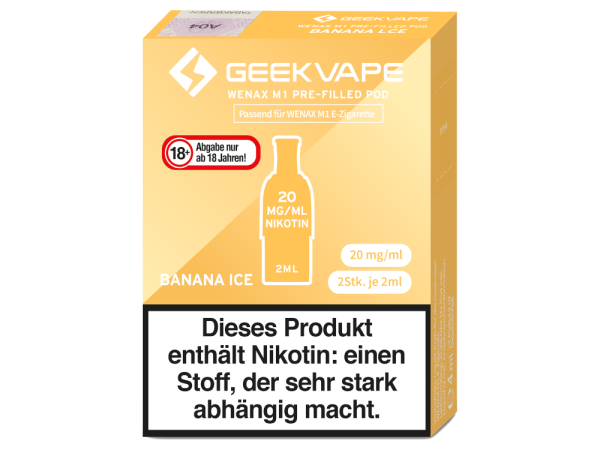 GeekVape - Wenax M1 Prefilled Pod (2 Stück pro Packung)