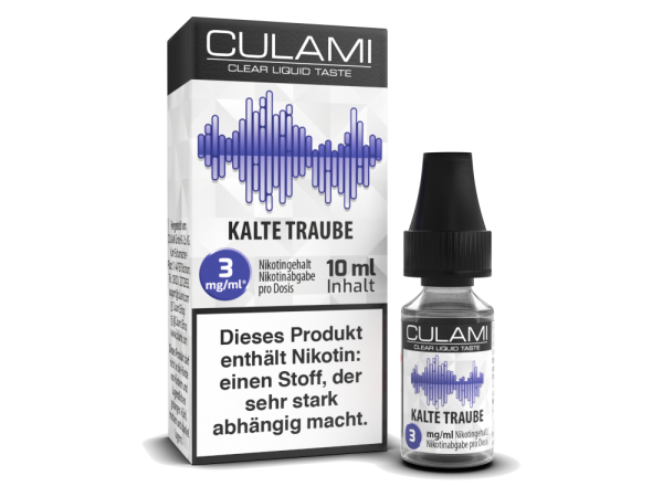 Culami - Kalte Traube E-Zigaretten Liquid 3 mg/ml
