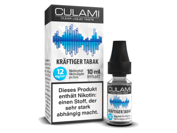 Culami - Kräftiger Tabak E-Zigaretten Liquid 12 mg/ml