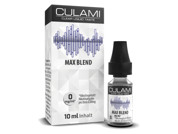 Culami - Max Blend E-Zigaretten Liquid 0 mg/ml