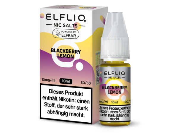 ELFLIQ - Blackberry Lemon - Nikotinsalz Liquid 20 mg/ml