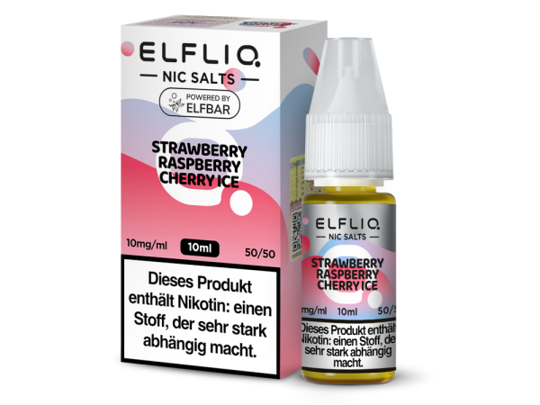 ELFLIQ - Strawberry Raspberry Cherry Ice - Nikotinsalz...