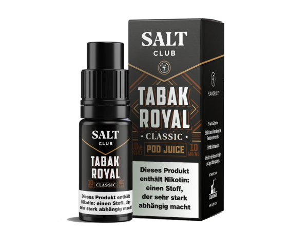 Salt Club - Flavorist Tabak Royal - Havana - Nikotinsalz Liquid 20 mg/ml