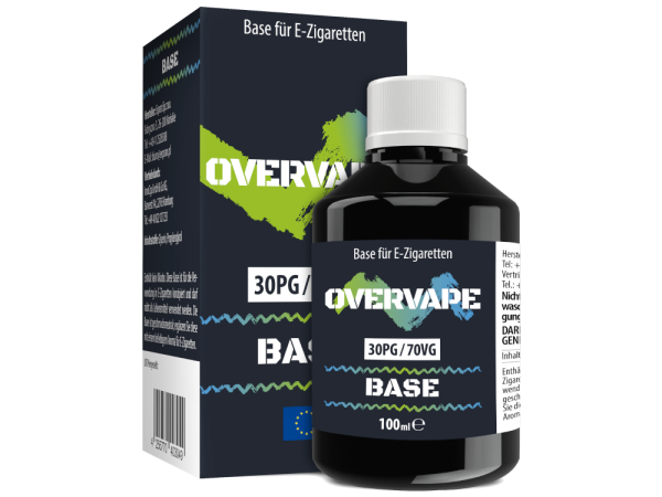 Overvape - 100 ml Basis 30PG/70VG 0 mg/ml