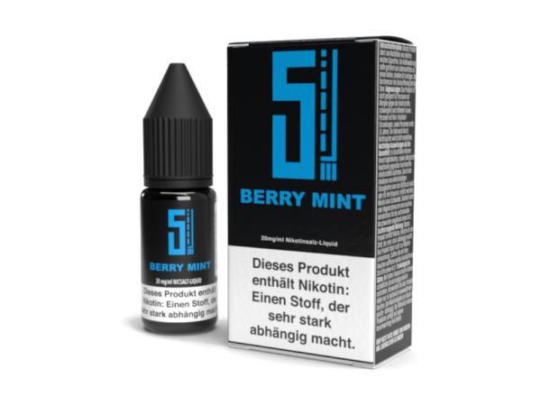 5EL - Berry Mint - Nikotinsalz Liquid 20 mg/ml 10er Packung