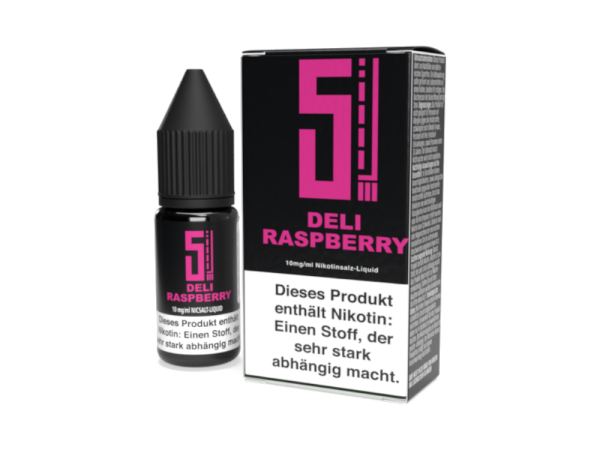 5EL - Deli Raspberry - Nikotinsalz Liquid 10 mg/ml 10er Packung