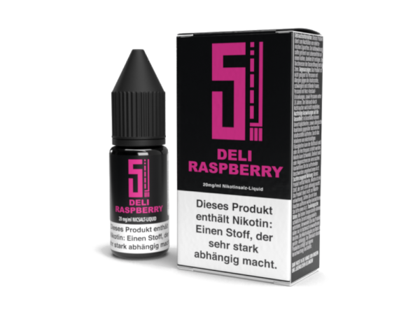 5EL - Deli Raspberry - Nikotinsalz Liquid 20 mg/ml 10er Packung