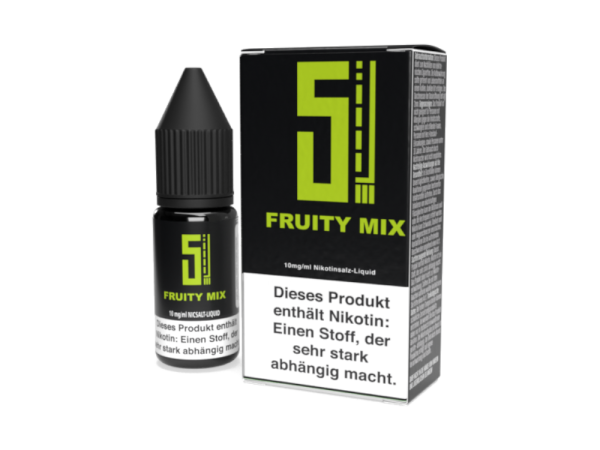 5EL - Fruity Mix - Nikotinsalz Liquid 10 mg/ml 10er Packung