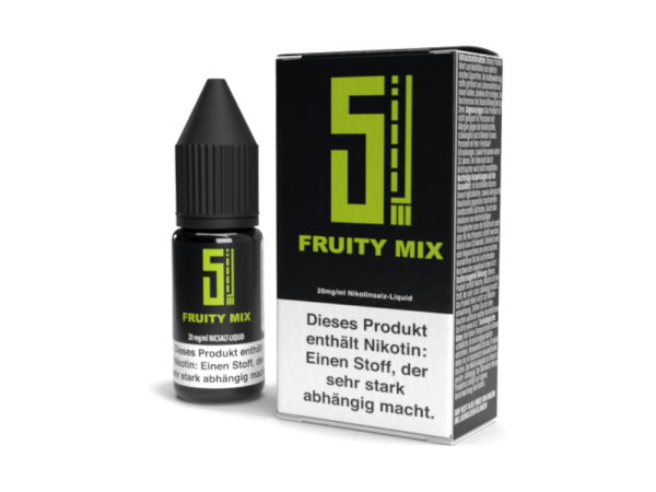 5EL - Fruity Mix - Nikotinsalz Liquid 20 mg/ml 10er Packung