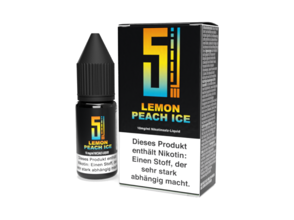 5EL - Lemon Peach Ice - Nikotinsalz Liquid 10 mg/ml