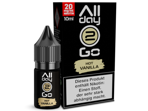 Allday2Go - Hot Vanilla - Hybrid Nikotinsalz Liquid 20 mg/ml