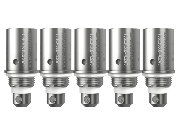 Aspire BVC Clearomizer Heads (5 Stück pro Packung) 1,6 Ohm 500er Packung