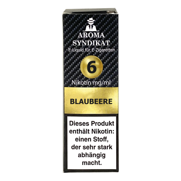 Aroma Syndikat Blaubeere E-Zigaretten Liquid 6 mg/ml