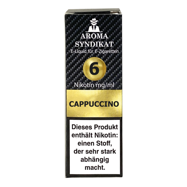 Aroma Syndikat Cappuccino E-Zigaretten Liquid 6 mg/ml 10er