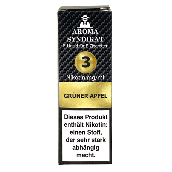 Aroma Syndikat Grüner Apfel E-Zigaretten Liquid 3mg/ml 10er