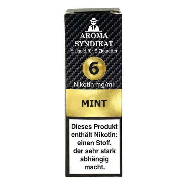 Aroma Syndikat Mint E-Zigaretten Liquid 6 mg/ml 10er