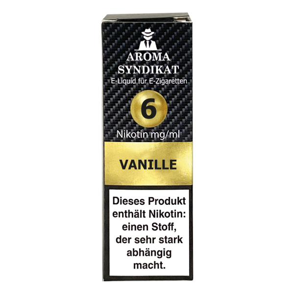 Aroma Syndikat Vanille E-Zigaretten Liquid 6 mg/ml 10er