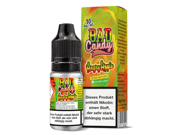 Bad Candy Liquids - Angry Apple - Nikotinsalz Liquid 10 mg/ml 10er