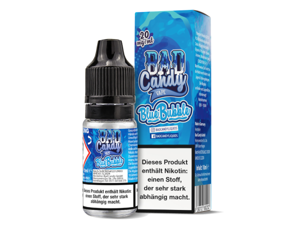 Bad Candy Liquids - Blue Bubble - Nikotinsalz Liquid 20 mg/ml 10er