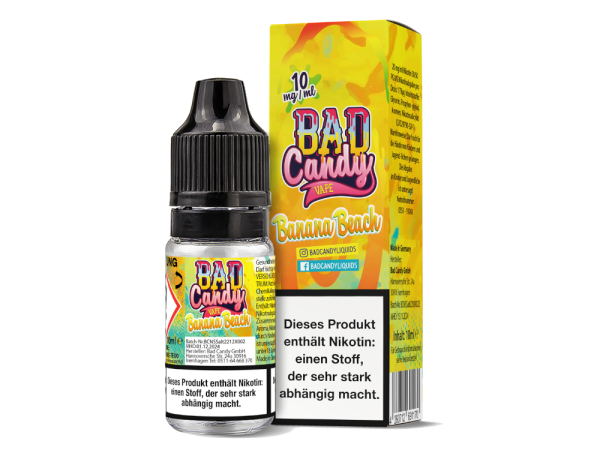 Bad Candy Liquids - Banana Beach - Nikotinsalz Liquid 10 mg/ml