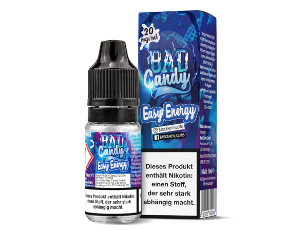 Bad Candy Liquids - Easy Energy - Nikotinsalz Liquid 20 mg/ml 10er