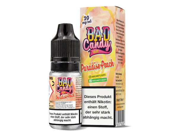 Bad Candy Liquids - Paradise Peach - Nikotinsalz Liquid 20 mg/ml