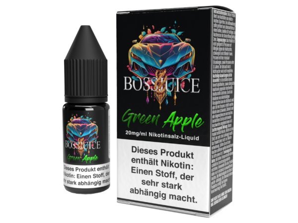 Boss Juice - Green Apple - Nikotinsalz Liquid 20 mg/ml