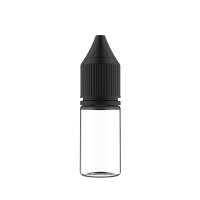 Chubby Gorilla 10ML V3 PET Unicorn Leerflasche mit schwarzer Cap