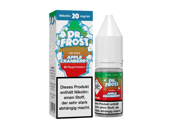 Dr. Frost - Apple Cranberry Ice - Nikotinsalz Liquid 20mg/ml