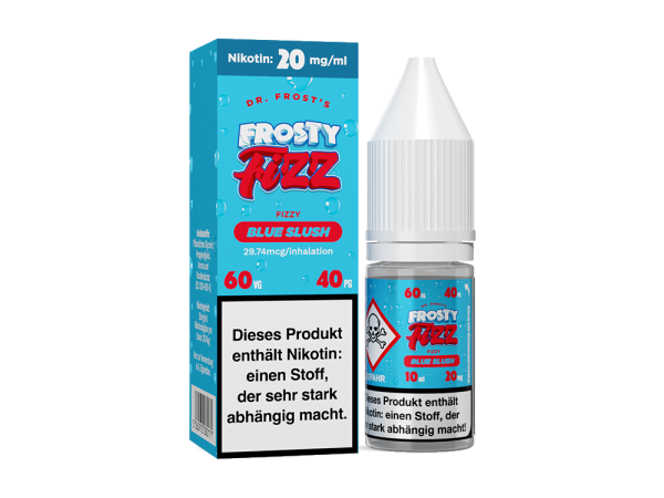 Dr. Frost - Frosty Fizz - Blue Slush - Nikotinsalz Liquid 20mg/ml 10er