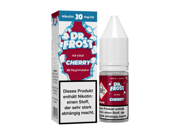 Dr. Frost - Polar Ice Vapes - Cherry Ice - Nikotinsalz Liquid 20mg/ml 10er