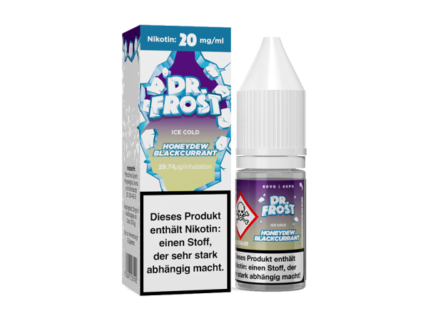 Dr. Frost - Polar Ice Vapes - Honeydew Blackcurrant Ice - Nikotinsalz Liquid 20mg/ml