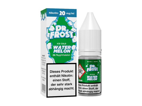 Dr. Frost - Polar Ice Vapes - Watermelon Ice - Nikotinsalz Liquid 20mg/ml 10er