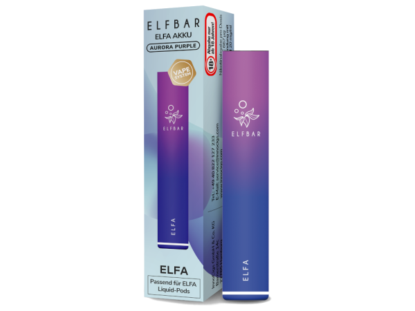 Elf Bar - Elfa Akku 500 mAh aurora-lila