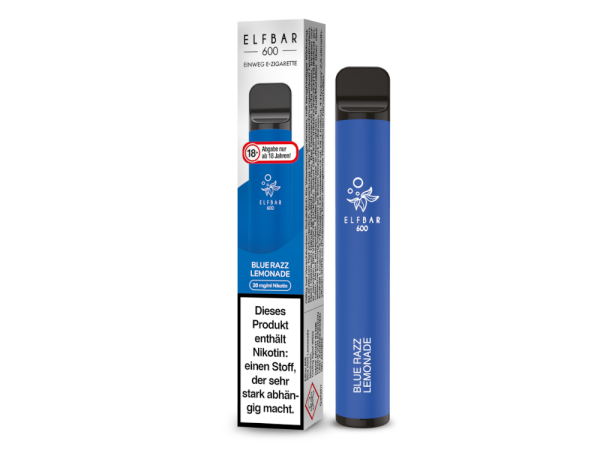 Elf Bar 600 Einweg E-Zigarette - Blue Razz Lemonade 20 mg/ml 10er
