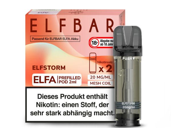 Elf Bar Elfa Pod Elfergy 20mg/ml (2 Stück)