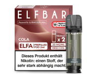 Elf Bar - Elfa Pod Cola 20mg/ml (2 St&uuml;ck pro Packung)