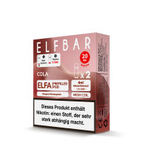Elf Bar - Elfa Pod Cola 20mg/ml (2 St&uuml;ck pro Packung) 10er