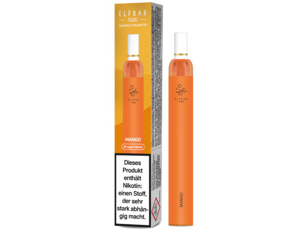 Elf Bar T600 Einweg E-Zigarette - Mango 20 mg/ml