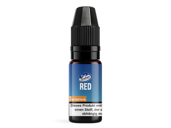 Erste Sahne - Red - E-Zigaretten Liquid 0 mg/ml 10er
